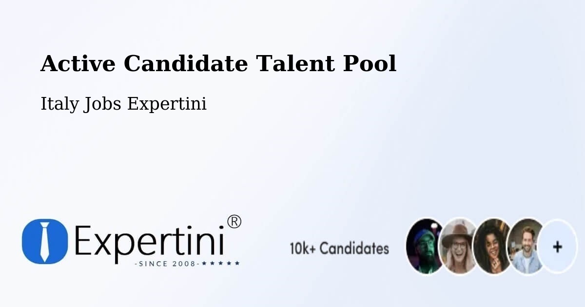 Active Candidate Talent Pool – Front - Italy Jobs Expertini
