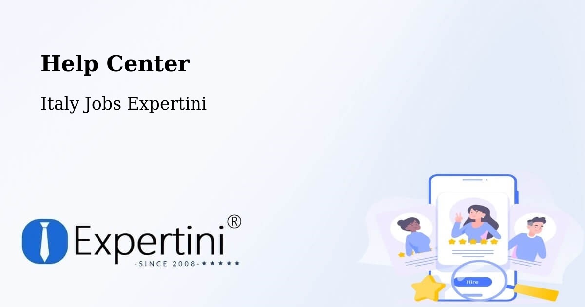 Help Center – Front - Italy Jobs Expertini
