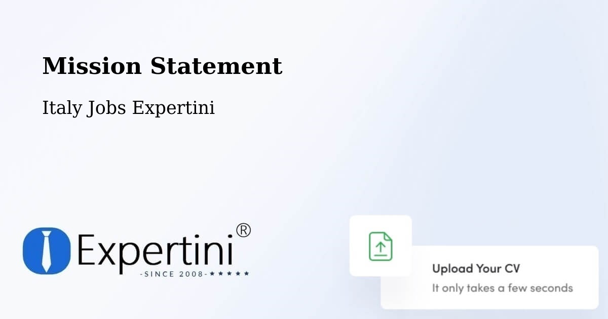 Corporate Mission – Front - Italy Jobs Expertini