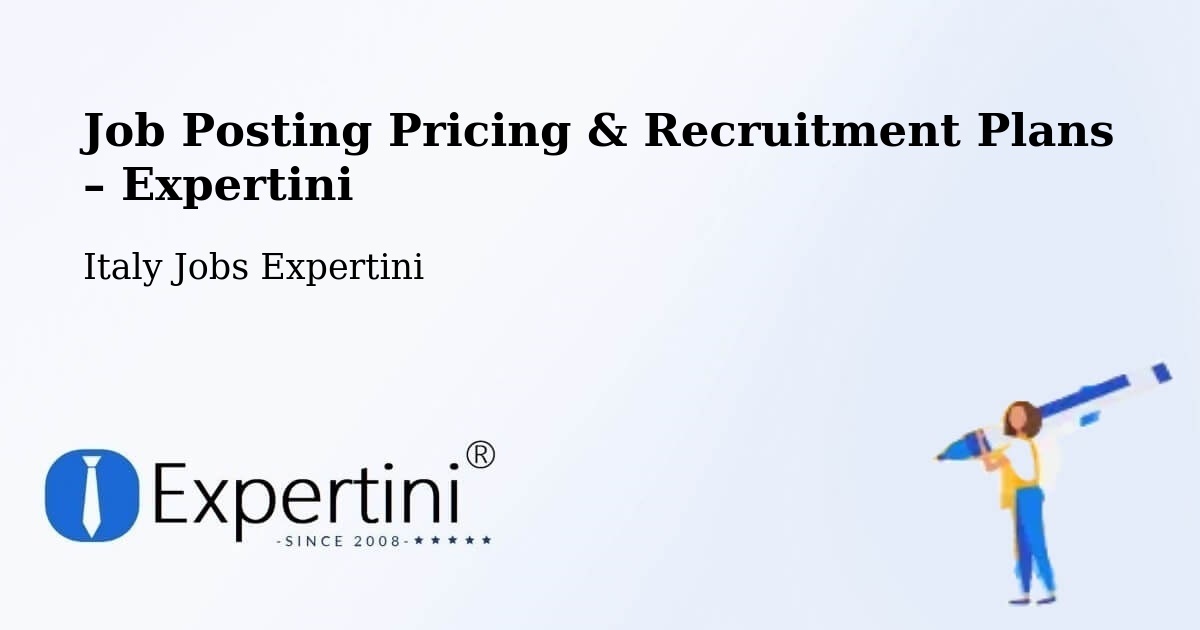 Job Posting Pricing & Recruitment Plans – Front - Front, Italy Jobs Expertini