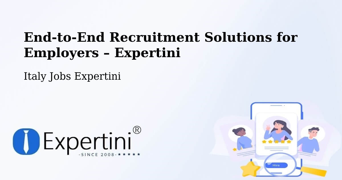 Recruitment Solutions for Employers – Front - Front, Italy Jobs Expertini