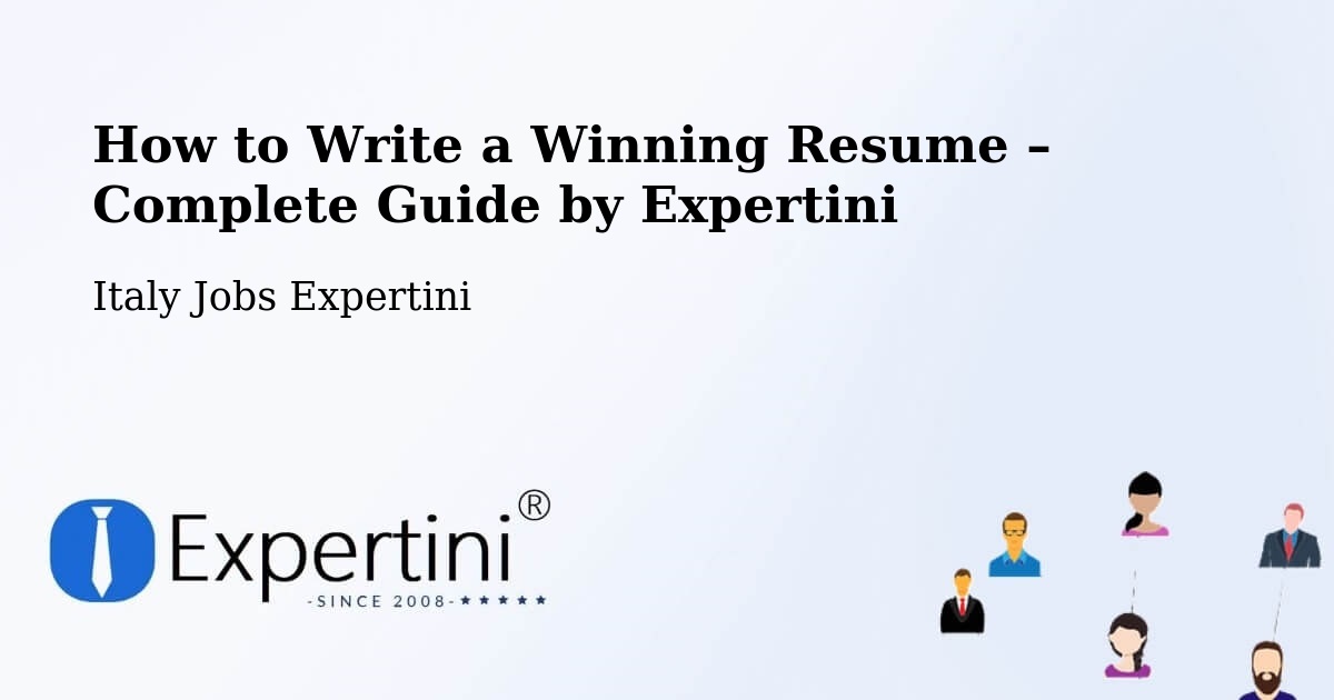 Resume Writing Guide for Job Seekers – Front - Front, Italy Jobs Expertini